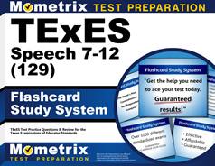 TExES Speech 7-12 Exam Flashcard Study System