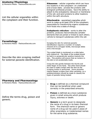 VTNE Flashcard Study System Free Online Sample Practice Test Questions