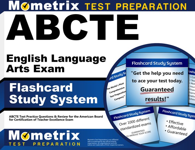 ABCTE English Language Arts Exam Flashcards Study System