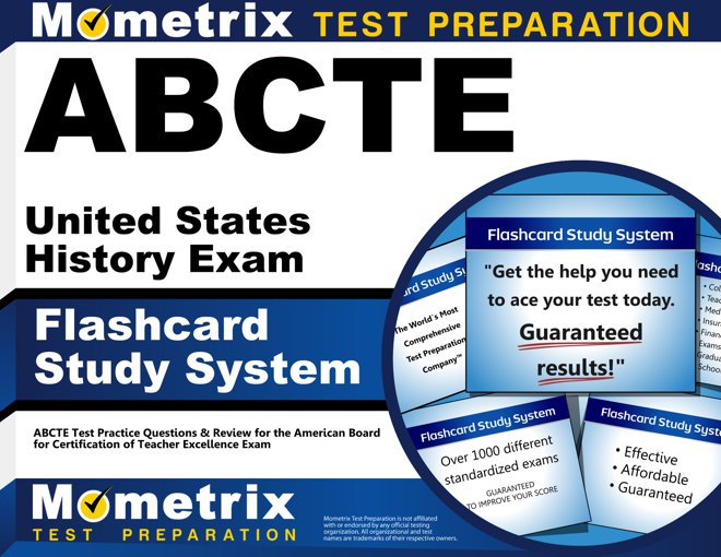 ABCTE United States History Exam Flashcards Study System