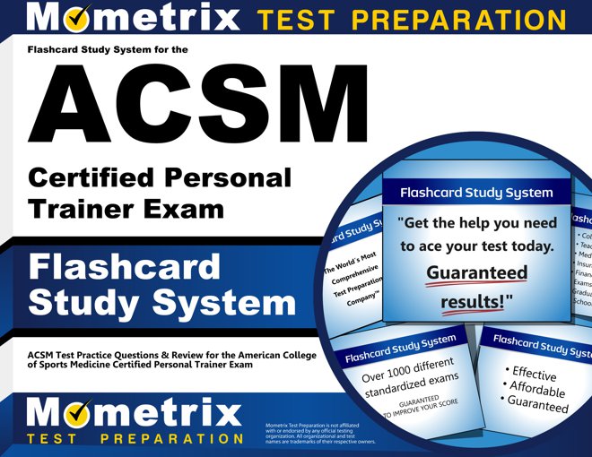 Flashcards Study System for the ACSM Exam