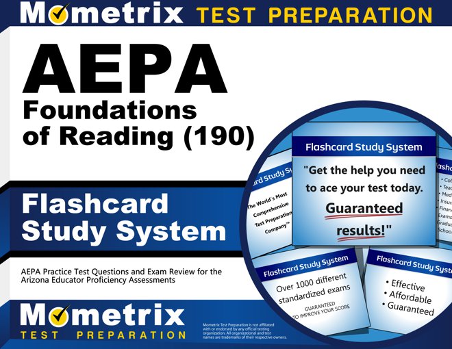 AEPA Foundations of Reading Flashcards Study System