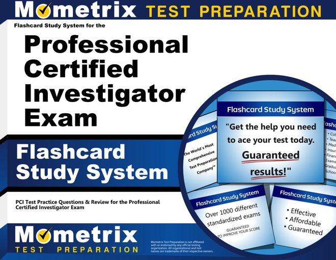 Flashcards Study System for the Professional Certified Investigator Exam