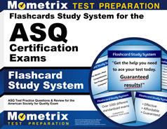Flashcards Study System for the ASQ Certification Exams