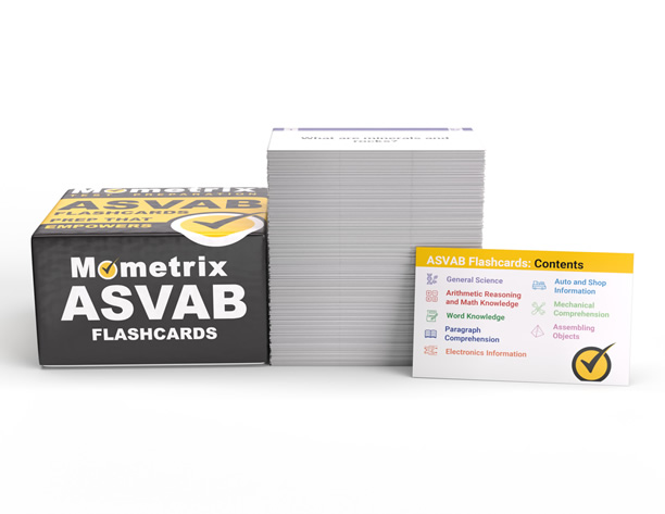 ASVAB Test Prep Flashcards [with ASVAB Practice Questions]