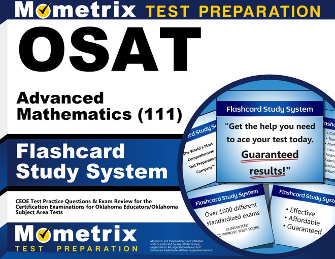 OSAT Advanced Mathematics (111) Flashcards Study System