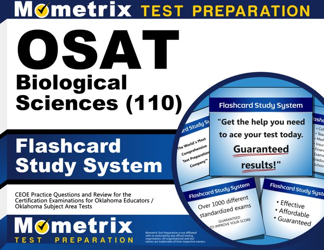 OSAT Biological Sciences (110) Flashcards Study System