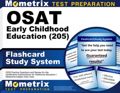 OSAT Early Childhood Education (105) Flashcards Study System