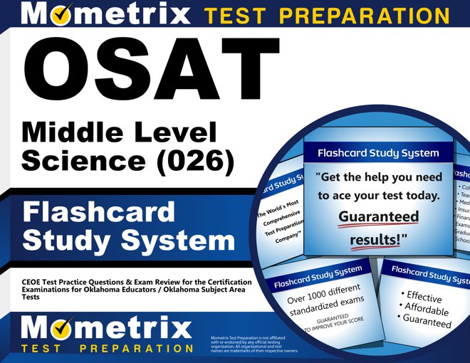 OSAT Middle Level Science (026) Flashcards Study System