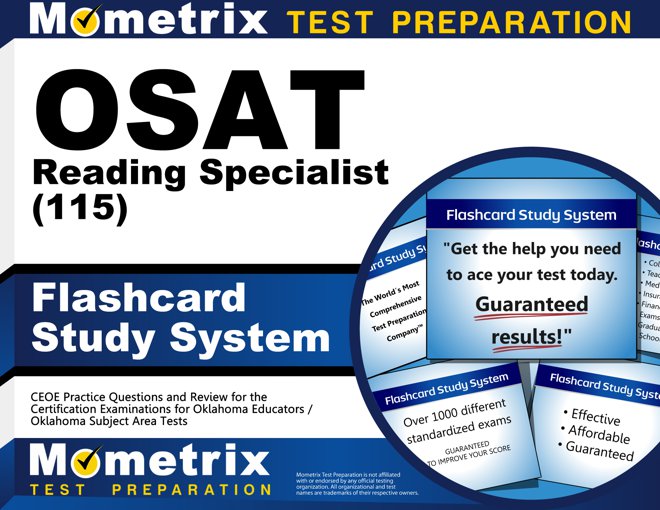 OSAT Reading Specialist (115) Flashcards Study System