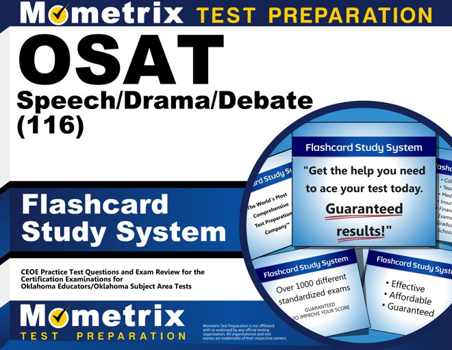 OSAT Speech/Drama/Debate (116) Flashcards Study System