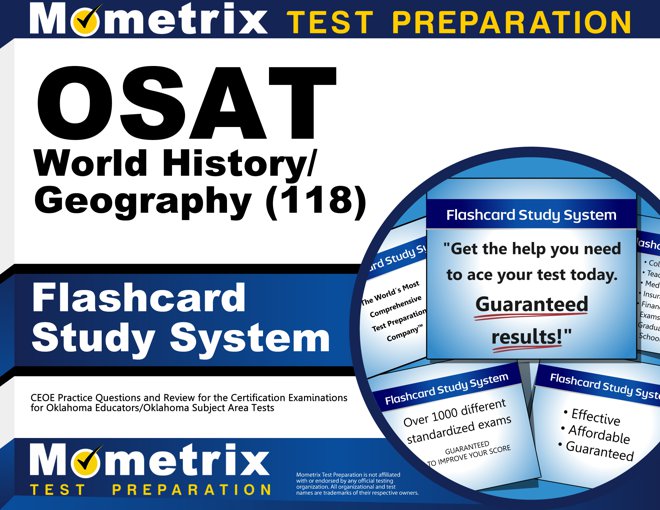 OSAT World History/Geography (118) Flashcards Study System