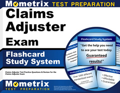 Claims Adjuster Exam Flashcards Study System