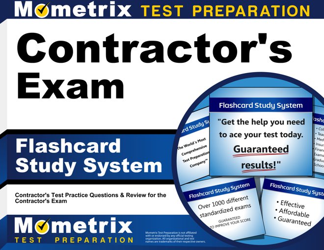 Contractor's Exam Flashcards Study System