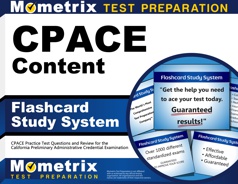 CPACE Content Flashcards Study System