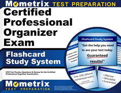 Certified Professional Organizer Exam Flashcards Study System