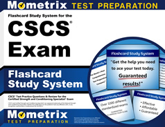Flashcards Study System for the CSCS Exam
