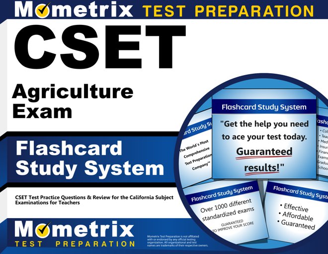 CSET Agriculture Flashcards Study System