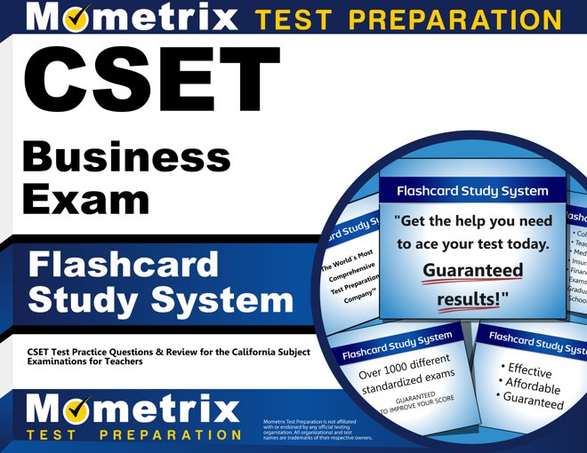 CSET Business Flashcards Study System