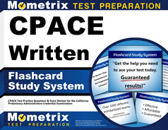 CPACE Written Flashcards Study System