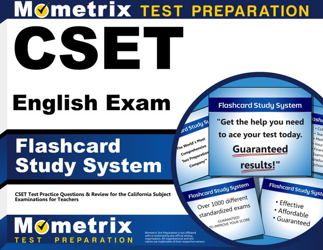 CSET English Flashcards Study System