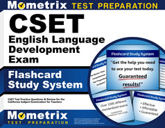 CSET English Language Development Flashcards Study System