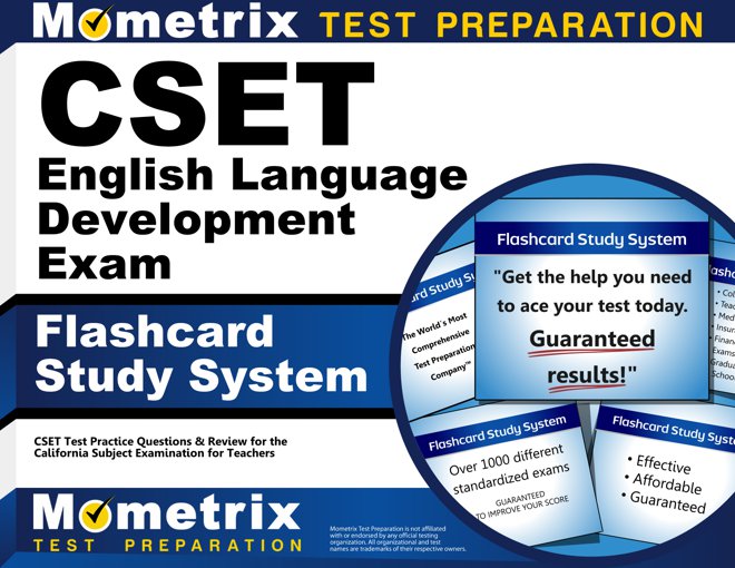 CSET English Language Development Flashcards Study System