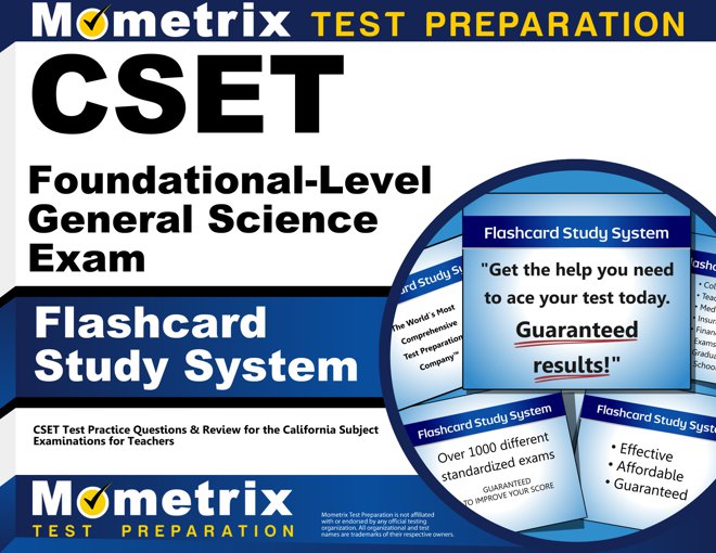 CSET Foundational-Level General Science Flashcards Study System