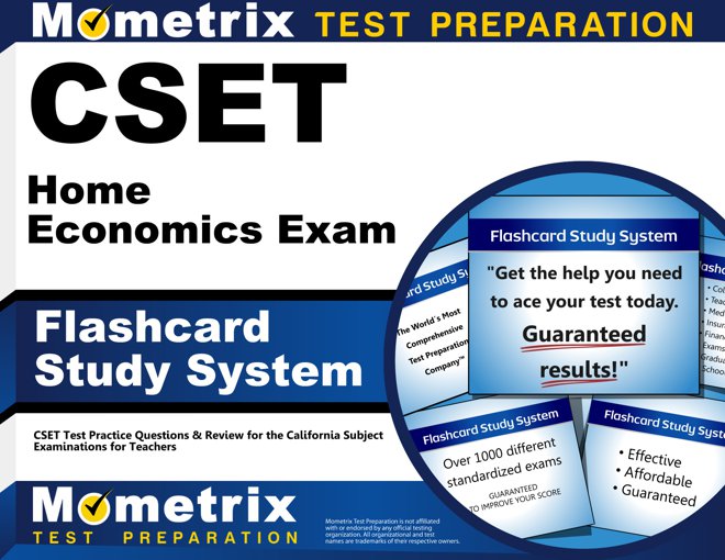 CSET Home Economics Flashcards Study System