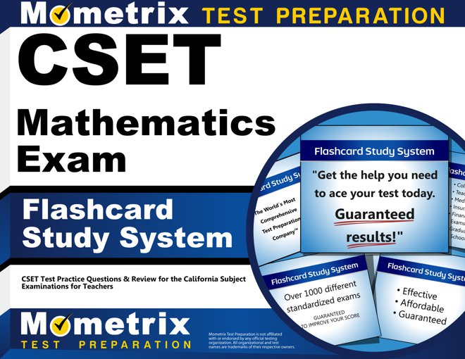 CSET Mathematics Flashcards Study System