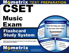 CSET Music Flashcards Study System