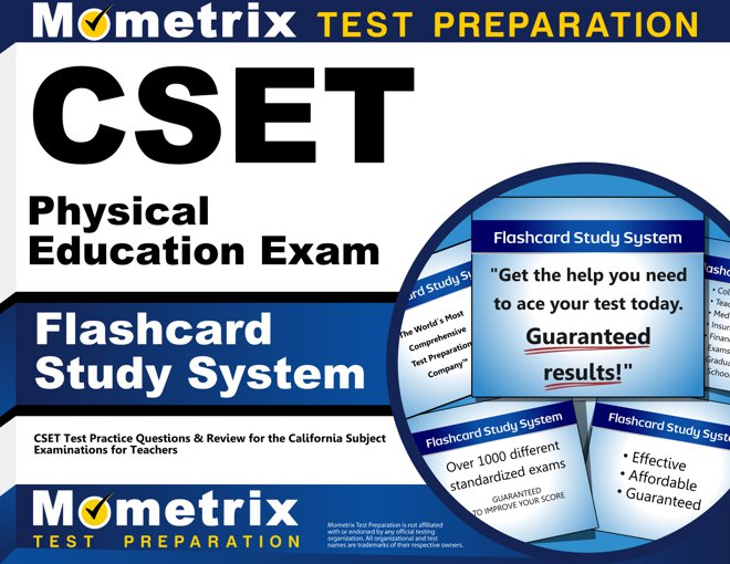 CSET Physical Education Flashcards Study System