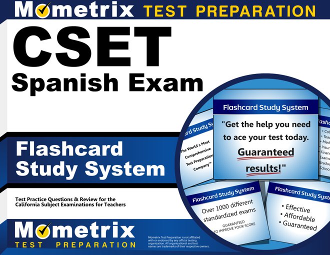 CSET Spanish Flashcards Study System