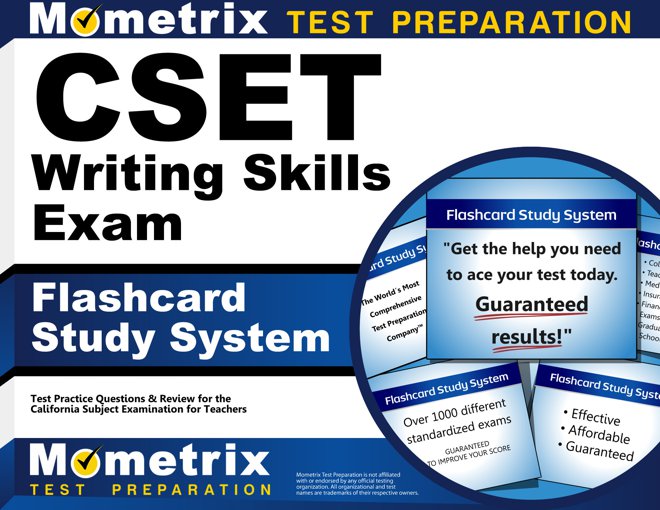 CSET Writing Skills Flashcards Study System