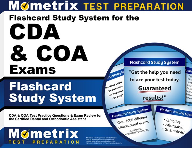 Flashcards Study System for the CDA Exam