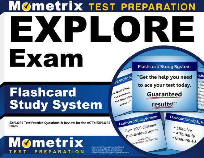 EXPLORE Exam Flashcards Study System
