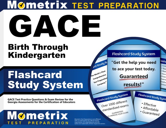 GACE Birth Through Kindergarten Flashcards Study System