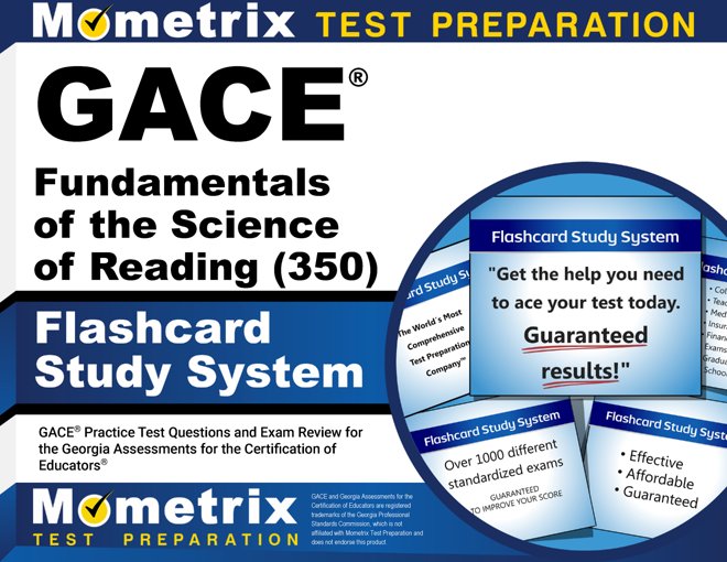 GACE Fundamentals of the Science of Reading Flashcards Study System