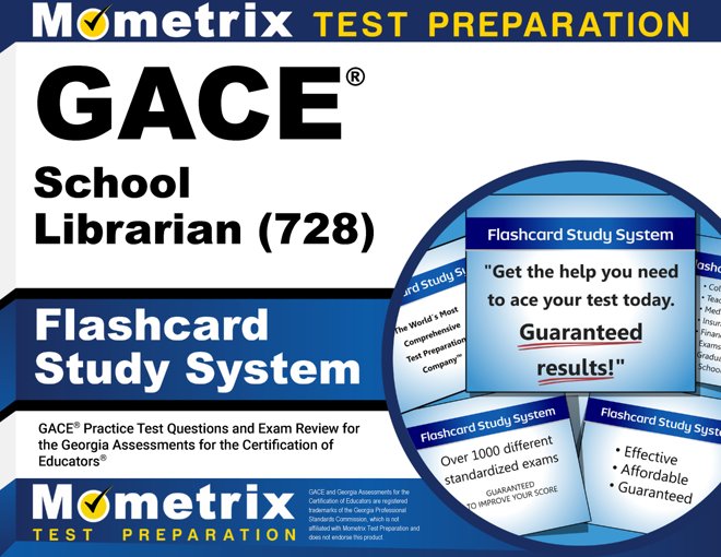 GACE School Librarian Flashcards Study System