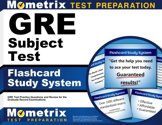 GRE Subject Test Flashcards Study System
