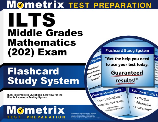 ILTS Middle Grades Mathematics Exam Flashcards Study System