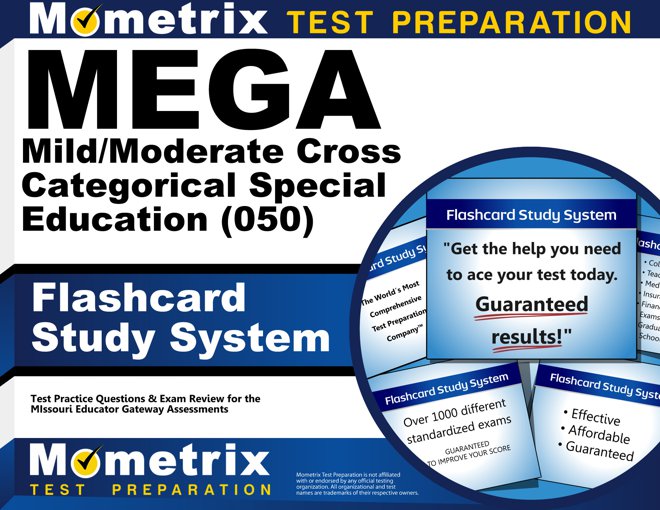 MEGA Mild/Moderate Cross Categorical Special Education Flashcards Study System
