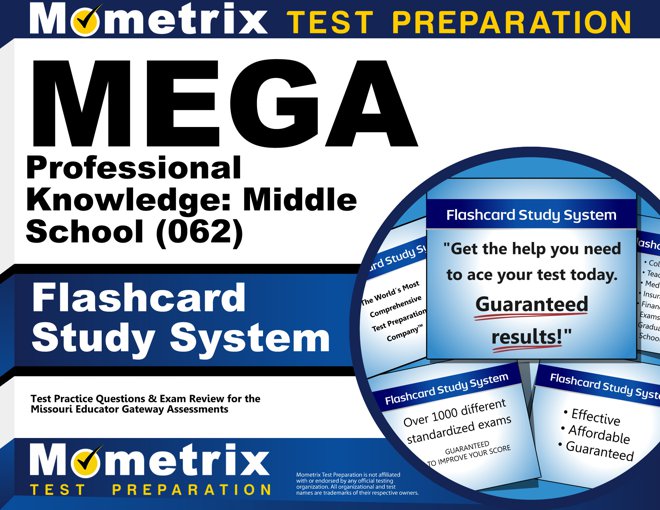 MEGA Professional Knowledge: Middle School Flashcards Study System