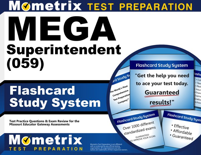 MEGA Superintendent Flashcards Study System
