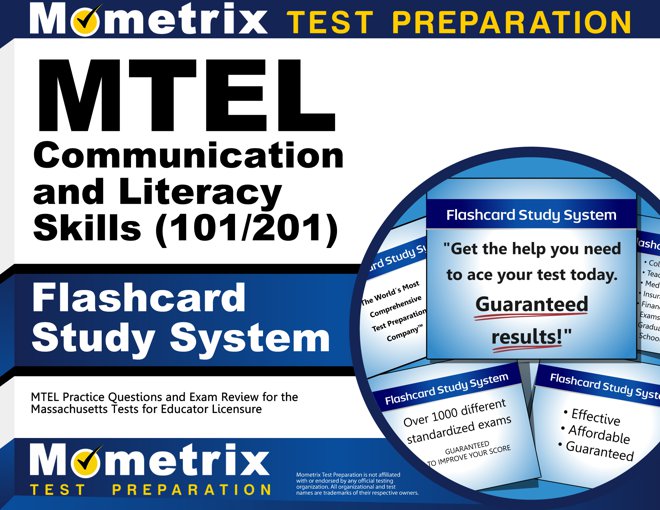 MTEL Communication & Literacy Skills Flashcards Study System