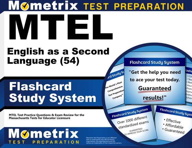 MTEL English as a Second Language Flashcards Study System