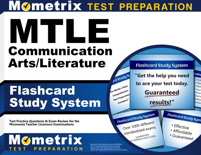 MTLE Communication Arts/Literature Flashcards Study System