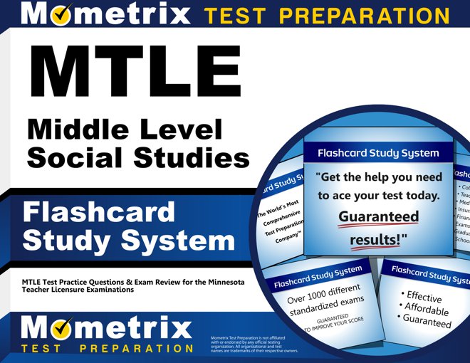 MTLE Middle Level Social Studies Flashcards Study System