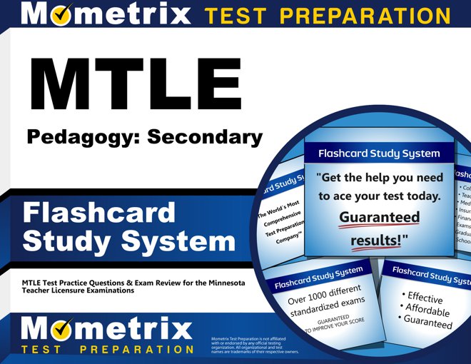 MTLE Pedagogy: Secondary Flashcards Study System