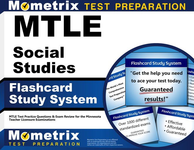 MTLE Social Studies Flashcards Study System
